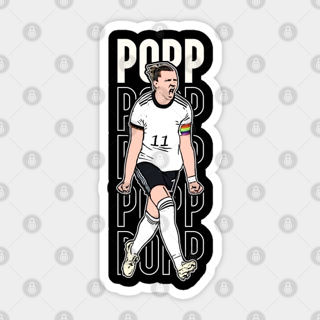 Women Soccer - Germany Popp Sticker by RichyTor